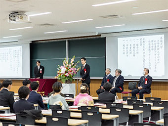 学位記授与式(2025.3.18)のようす